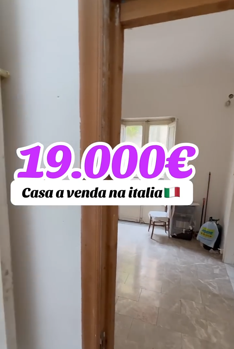 Apartamento 19 mil euros na Itália